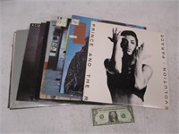 Lot of 33 RPM Vinyl Records - Prince, Cher,