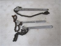 Diamond & 2-Craftsman Chain Wrenches
