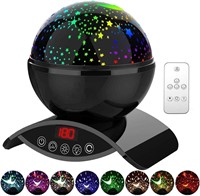 YSD Night Lamp  Star Projection  USB  Black