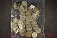 (60) Kennedy Silver Half Dollars: