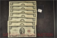 (7) Jefferson $2 US Notes: