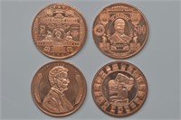 12 - 1ozt Copper Rounds (12ozt TW)
