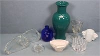 Art Deco Glass, Blenko + Orrefors Vases