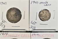 (4) Foreign Silver Coins: