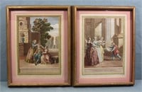 (2) 18th C. Engravings After J.B. Oudry