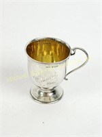 ENGLISH EDWARDIAN STERLING BABY CUP