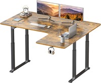 Dripex Desk  63x43 Inch  Electric  Brown