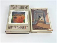 TIMOTHY FINDLEY - TWO SIGNED FIRST EDITIONS