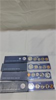 2 1966 and 2 1967 U.S COIN sets