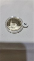 1986 silver U.S HALF DOLLAR