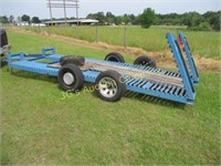 6' x 16' Homemade Trailer Double Axle - Pin Hitch