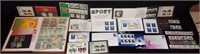 Vintage stamps w/ book of foreign stamps.