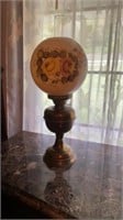 Antique Brass Oil Lamp Intact