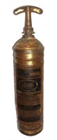Vintage Brass fire extinguisher.