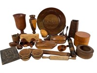 Wooden Collectibles Lot