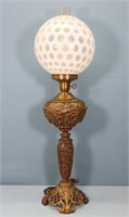 Victorian Revival Banquet Lamp, As-Is