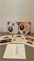 Mixed lot commemorative stamps and coins