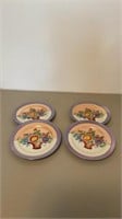 Vintage Lusterware lot of 4 7" Desert Plates Japan