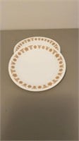 Lot of 4 Butterfly Gold by Corelle 8" plates