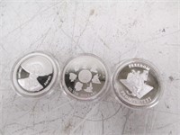 3 Commemorative Collector Coins - Emiliano