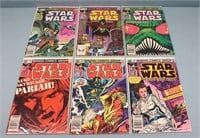 (6) Vintage Star Wars Comicbooks
