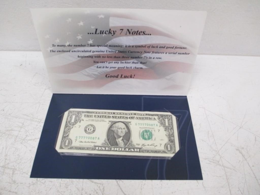 2006 Lucky 7 Note from Bureau of Engraving &