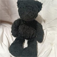Russ Berrie Black Bear Curly Plush Toy Collectible