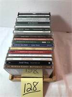 20 cd's in wood box