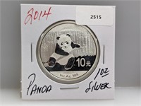 2014 1oz .999 Silver Panda