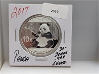 2017 30G .999 Silver Panda