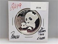 2019 30G .999 Silver Panda