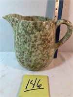 Stoneware pitcher, no markings, approx 7"h