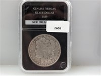 Genuine 1889-O 90% Silv Morgan $1 Dollar