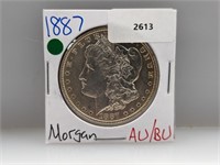 1887 90% Silv Morgan $1 Dollar