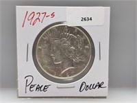 1927-S 90% Silver Peace $1 Dollar