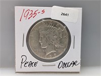 1935-S 90% Silver Peace $1 Dollar