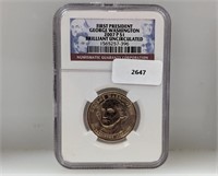 NGC 2007-P BU Washington $1 Dollar