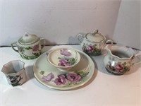 Misc. hand painted china pieces