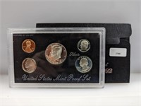 1992 US Mint 90% Silver Proof Set
