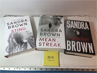 3 Sandra Brown novels