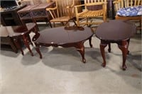 TEPPERMAN'S COFFEE TABLE & END TABLES