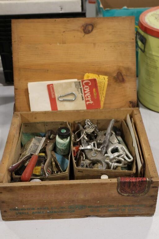 REMINGTON CARTRIDGE BOX WITH CONTENTS