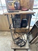 Chicago Electric 90AMP Flux Wire Welder and Cart