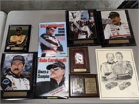Dale Earnhardt Books and Plaques