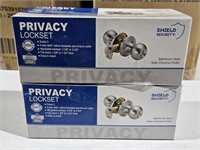 (4) Privacy Locksets-Satin Knob (913885)
