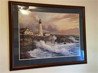 2 Sofa Size Lighthouse Prints - Framed