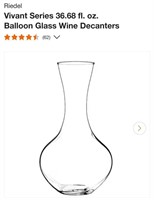 Vivant Balloon Glass Wine Decanter