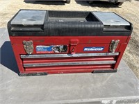 Mastercraft portable tool chest with tools