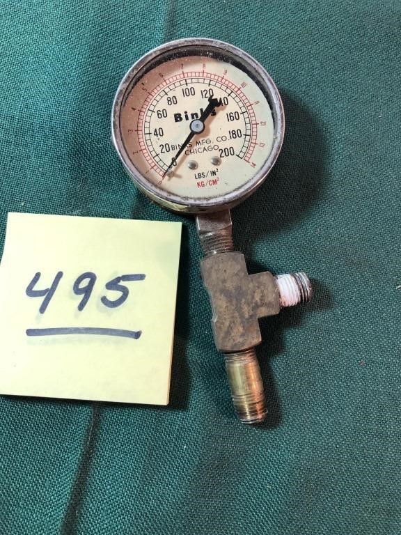 Binks air pressure gauge