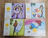 Lot of 4 Assorted Inflatable Floats